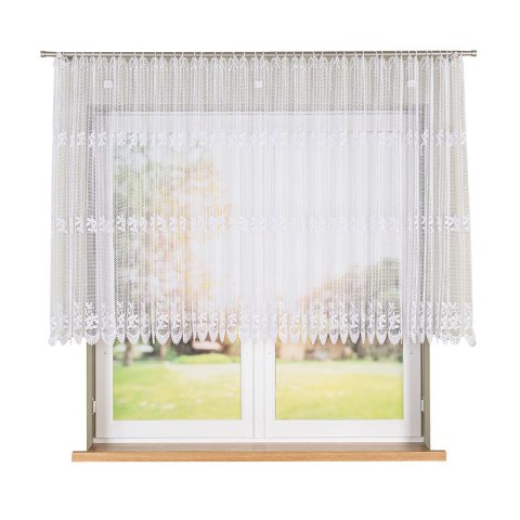 Firanka gipiurowa, wysokość 120cm, kolor 001 biały 016236/447/001/000120/1