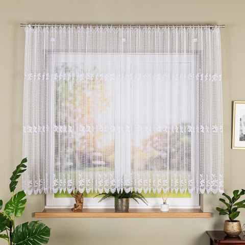 Firanka gipiurowa, wysokość 150cm, kolor 001 biały 016236/447/001/000150/1