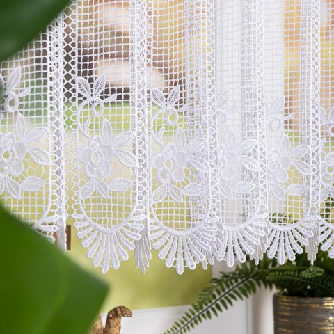 Firanka gipiurowa, wysokość 150cm, kolor 001 biały 016236/447/001/000150/1