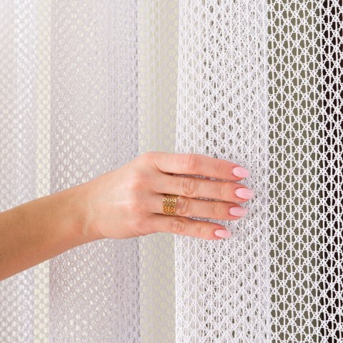 Firanka typu bukla, wysokość 300cm, kolor 001 biały 625947/000/001/000300/1