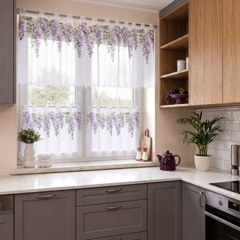 WISTERIA Zazdrostka żakardowa 361910, wysokość 70cm, kolor 001 D00309/ZAZ/001/000070/1