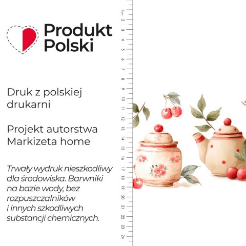 CHERRI Zazdrostka 100828 na batyście, wysokość 90cm, kolor 004 beżowo czerwony D00395/ZAZ/004/000090/1