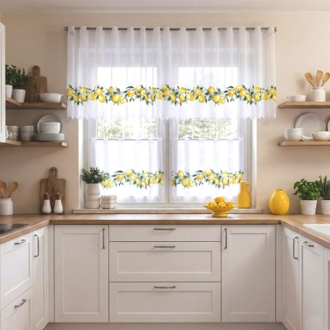 CYTRYNY Zazdrostka żakardowa 361910, wysokość 70cm, kolor 001 D00325/ZAZ/001/000070/1