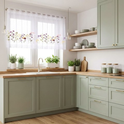 FLORINA Zazdrostka żakardowa 361930, wysokość 70cm, kolor 001 D00321/ZAZ/001/000070/1