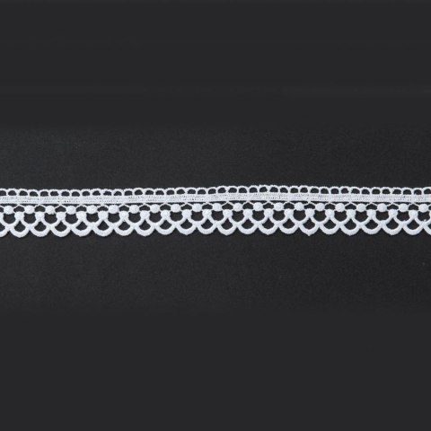 Koronka gipiurowa, wysokość 3cm, kolor 001 biały (72771) 072732/447/001/000003/1