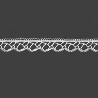 Koronka gipiurowa, wysokość 5cm, kolor 001 biały 073337/BIS/001/000005/1