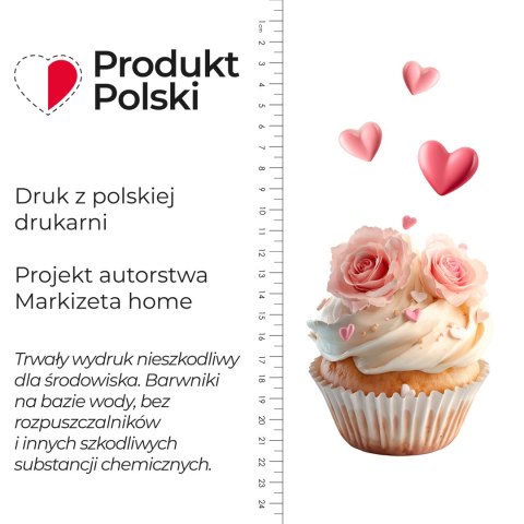 MELLA Zazdrostka 100827 na batyście, wysokość 50cm, kolor 004 beżowo różowy D00396/ZAZ/004/000050/1