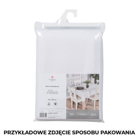 PELA Obrus wodoodporny, fi 130 kolor 001 biały TORENA/206/C01/130000/1