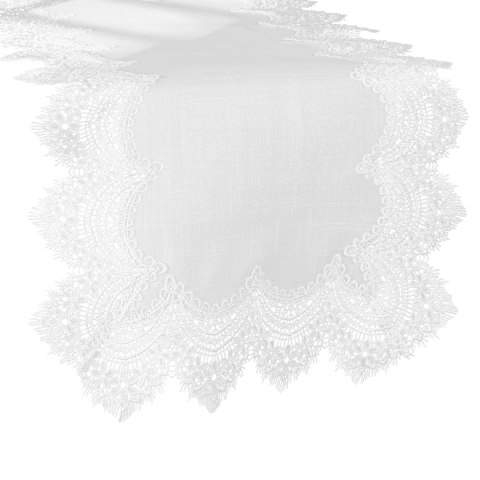 SERENA Bieżnik z gipiurą, szerokość 60cm x wysokość 120cm, kolor 001 biały 202531/KSP/001/060120/1