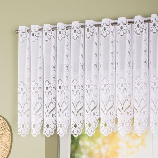 Zazdrostka żakardowa panelowa, wysokość 70cm, kolor 001 biały 019401/000/001/000070/1