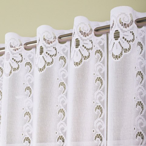 Zazdrostka żakardowa panelowa, wysokość 70cm, kolor 001 biały 019401/000/001/000070/1