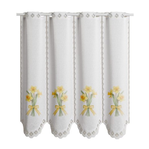 ŻONKIL Zazdrostka żakardowa 626119, wysokość 70cm, kolor 008 żółty D00427/ZAZ/008/000070/1