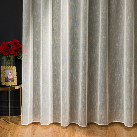 AURORA Firana fantazyjna z ołowianką, wysokość 350cm, kolor 012 kremowy 723724/OLO/012/000350/1