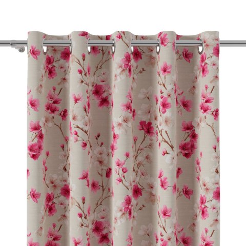 KWIATY KEIKO Tkanina dekoracyjna BLACKOUT, 145cm, kolor 004 beżowy D00438/BLC/004/145000/1