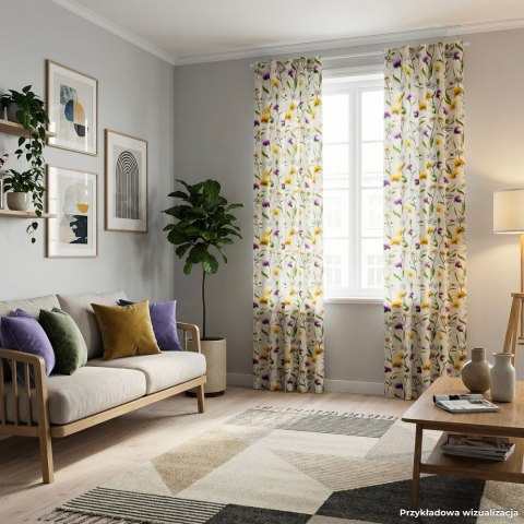 KWIATY POLNE ZOYA Tkanina dekoracyjna NINA WODOODPORNA, 160cm, kolor 009 wielokolorowy D00436/NIW/009/160000/1