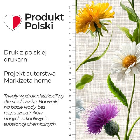 KWIATY POLNE ZOYA Tkanina dekoracyjna NINA WODOODPORNA, 160cm, kolor 009 wielokolorowy D00436/NIW/009/160000/1