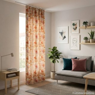 LIŚCIE ALMA Tkanina dekoracyjna BLACKOUT, 145cm, kolor 004 beżowy D00439/BLC/004/145000/1