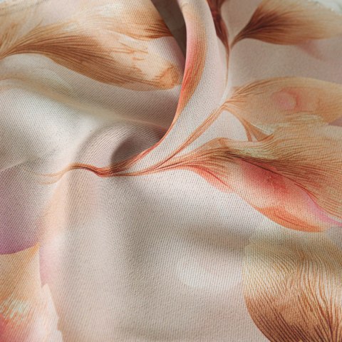 LIŚCIE ALMA Tkanina dekoracyjna BLACKOUT, 145cm, kolor 004 beżowy D00439/BLC/004/145000/1