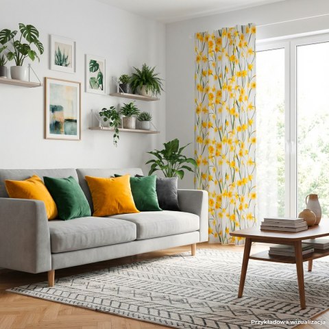 ŻONKILE Tkanina dekoracyjna NINA WODOODPORNA, 160cm, kolor 008 żółty D00444/NIW/008/160000/1