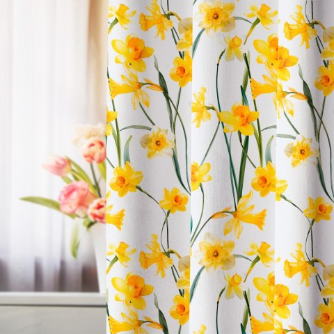 ŻONKILE Tkanina dekoracyjna NINA WODOODPORNA, 160cm, kolor 008 żółty D00444/NIW/008/160000/1