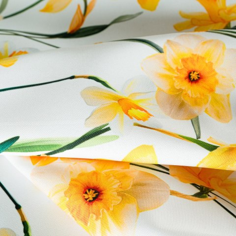 ŻONKILE Tkanina dekoracyjna NINA WODOODPORNA, 160cm, kolor 008 żółty D00444/NIW/008/160000/1