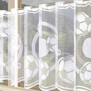 Zazdrostka żakardowa, ze wzorem po całości, wysokość 50cm, kolor 001 biały 115121/000/001/000050/1