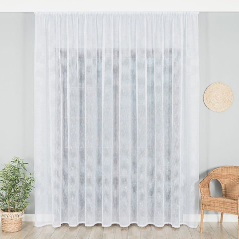 Firanka fantazyjna 002732 wysokość 280 cm kolor biały Firanka fantazyjna 002732 wysokość 280 cm kolor biały