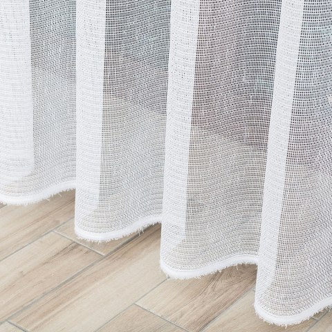 Firanka fantazyjna 002732 wysokość 280 cm kolor biały Firanka fantazyjna 002732 wysokość 280 cm kolor biały