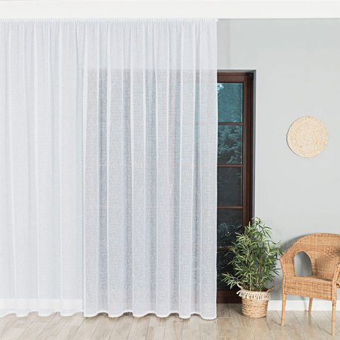 Firanka fantazyjna 002732 wysokość 280 cm kolor biały Firanka fantazyjna 002732 wysokość 280 cm kolor biały