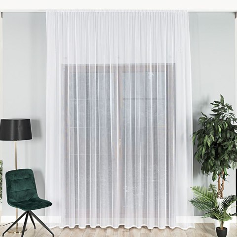 Firanka fantazyjna 300302 wysokość 300 cm kolor biały Firanka fantazyjna 300302 wysokość 300 cm kolor biały