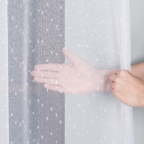 Firanka fantazyjna na metry 000163 wysokość 330 cm kolor biały Firanka fantazyjna na metry 000163 wysokość 330 cm kolor biały