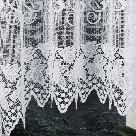Firanka gotowa żakardowa HERNANI 160x510 cm kolor biały