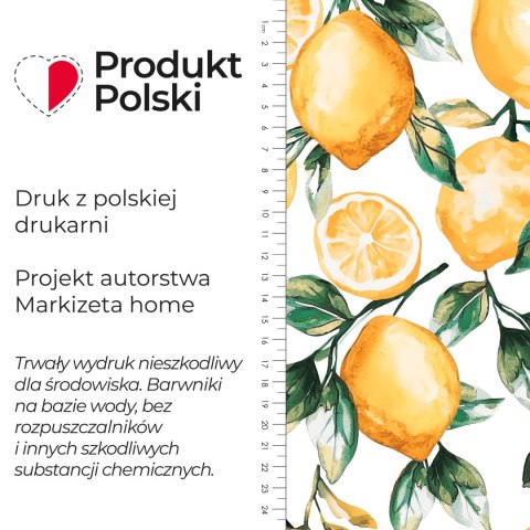 CYTRYNY Tkanina dekoracyjna typu MILAS, szerokość 165cm, kolor 001 biały D00325/MIL/001/165000/1