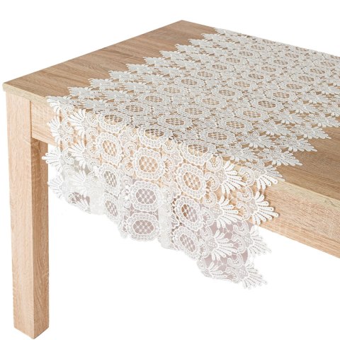 Bieżnik gipiurowy, wysokość 60cm, kolor 001 kremowy G00005/447/010/000060/1