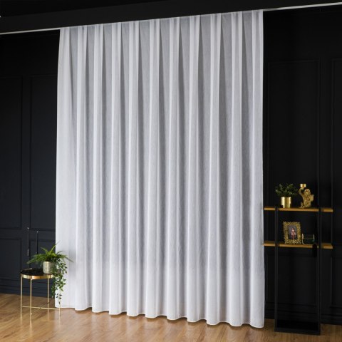 Firanka fantazyjna z ołowianką, wysokość 300cm, kolor 001 biały 021278/OLO/001/000300/1