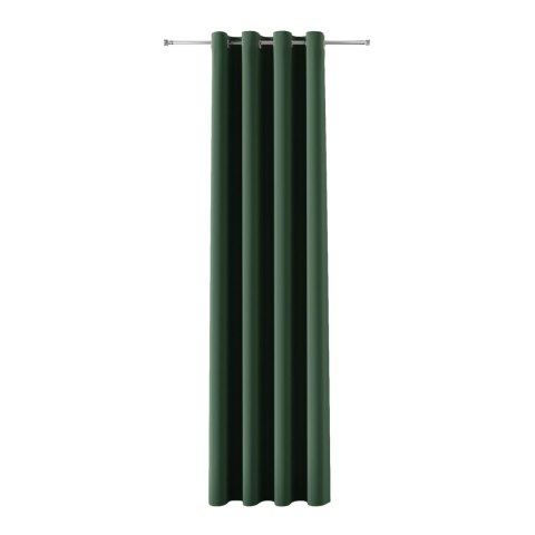 BLACKOUT VELVET Zasłona gotowa na przelotkach, szerokość 140cm x wysokość 230cm, kolor 010 ciemny zielony; butelkowy BLAVEL/ZGP/