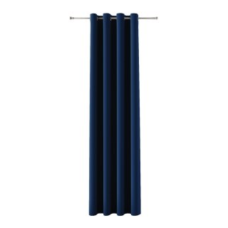 BLACKOUT VELVET Zasłona gotowa na przelotkach, szerokość 140cm x wysokość 230cm, kolor 011 granatowy BLAVEL/ZGP/011/140230/1