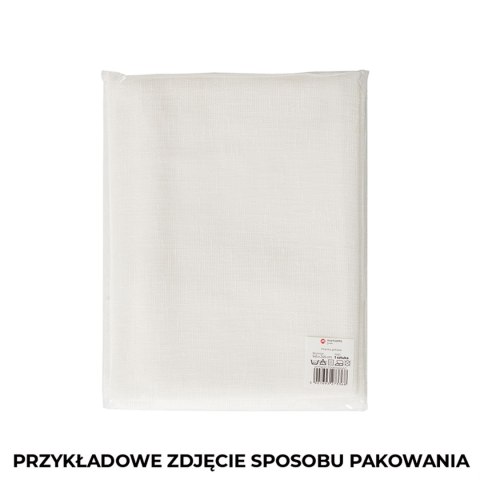 ETAMINA Firana gotowa na srebrnych przelotkach, szerokość 140 x wysokość 240cm, kolor 001 biały ETAMIN/FGP/001/140240/1