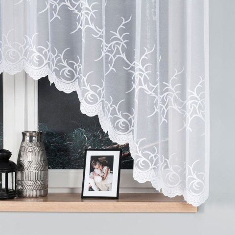 Firanka gotowa żakardowa BAKARO 160x320 cm kolor biały Firanka gotowa żakardowa BAKARO 160x320 cm kolor biały