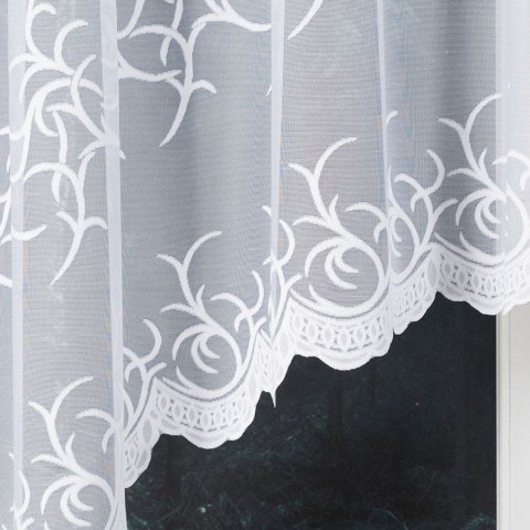 Firanka gotowa żakardowa BAKARO 160x320 cm kolor biały Firanka gotowa żakardowa BAKARO 160x320 cm kolor biały