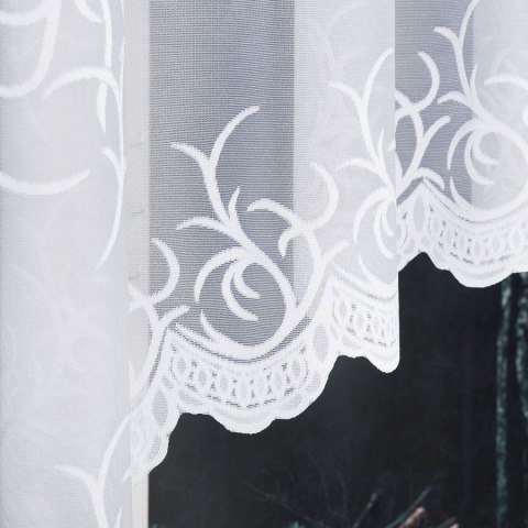 Firanka gotowa żakardowa BAKARO 160x320 cm kolor biały Firanka gotowa żakardowa BAKARO 160x320 cm kolor biały