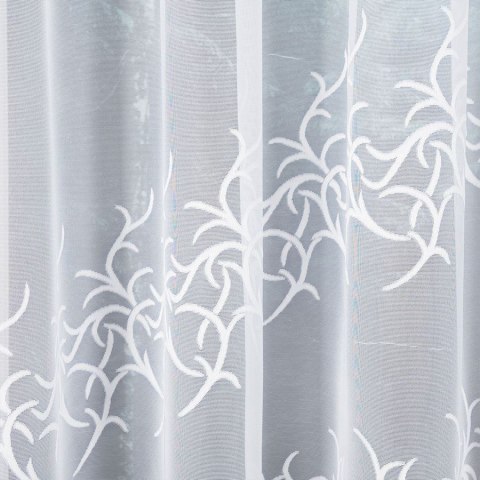 Firanka gotowa żakardowa BAKARO 160x420 cm kolor biały Firanka gotowa żakardowa BAKARO 160x420 cm kolor biały