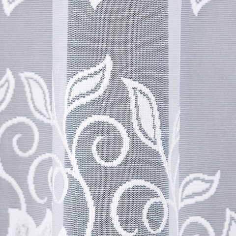 Firanka gotowa żakardowa BASTIA 160x320 cm kolor biały