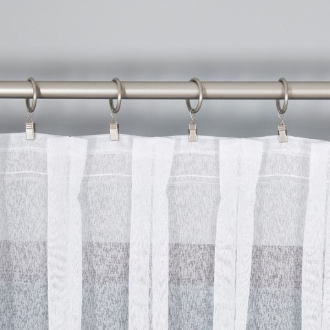 Firanka z aplikacją na markizecie 008897 wysokość 280 cm kolor biały