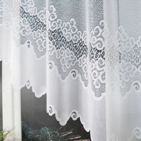 Firanka gotowa żakardowa MODESTA 120x250 cm kolor biały Firanka gotowa żakardowa MODESTA 120x250 cm kolor biały