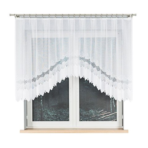 Firanka gotowa żakardowa MODESTA 120x250 cm kolor biały Firanka gotowa żakardowa MODESTA 120x250 cm kolor biały