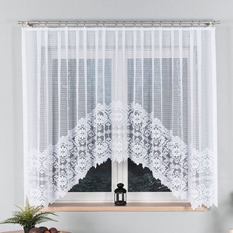 Firanka gotowa żakardowa SERAFINA 160x310 cm kolor biały Firanka gotowa żakardowa SERAFINA 160x310 cm kolor biały