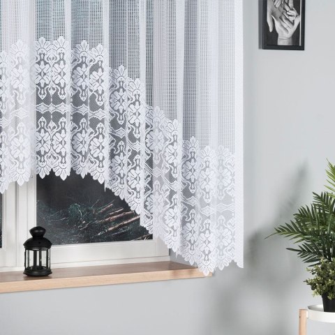 Firanka gotowa żakardowa SERAFINA 160x310 cm kolor biały Firanka gotowa żakardowa SERAFINA 160x310 cm kolor biały