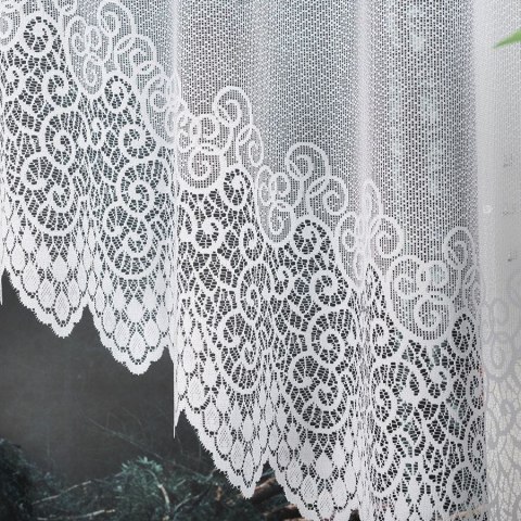 Firanka gotowa żakardowa VIOLETTA 150x250 cm kolor biały Firanka gotowa żakardowa VIOLETTA 150x250 cm kolor biały