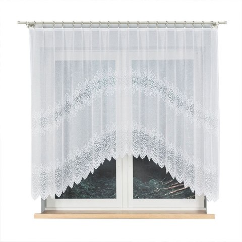 Firanka gotowa żakardowa VIOLETTA 150x250 cm kolor biały Firanka gotowa żakardowa VIOLETTA 150x250 cm kolor biały